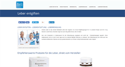 Desktop Screenshot of leberentgiften.net
